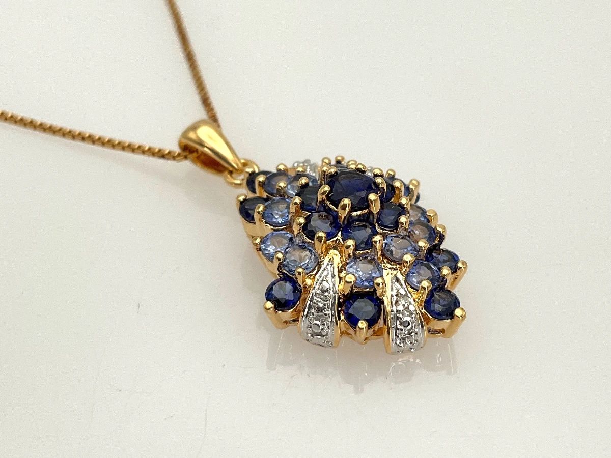 Sapphire & Diamond Necklace