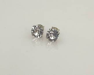 Sterling Silver CZ Earrings