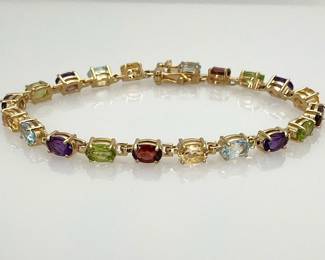 Multi Gemstone Bracelet