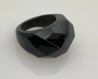 Black Onyx Statement Ring