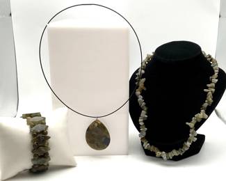 Labradorite Necklaces and Bracelet