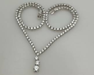 Charizma Silver CZ Necklace