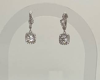 Moissanite Dangle Earrings