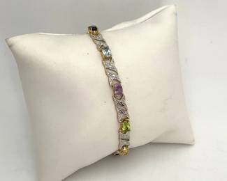 Multi Gemstone Bracelet