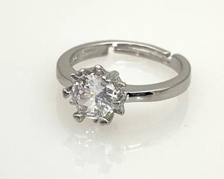 Silver CZ Ring