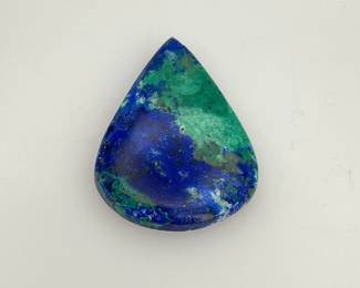 Turquoise and Azurite Teardrop Cabochon