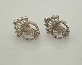 Sterling Silver Clip Earrings