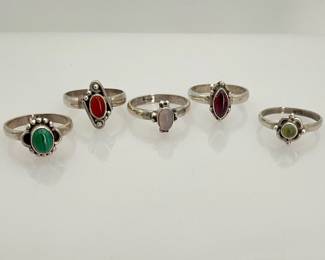 Assorted Gemstone Rings