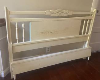Mid-century headboard & footboard