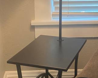 Side table with attached lsmp