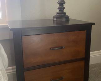 Pair of 2-drawer bedside dressers