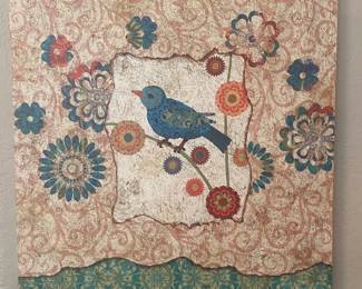 Bird art on canvas