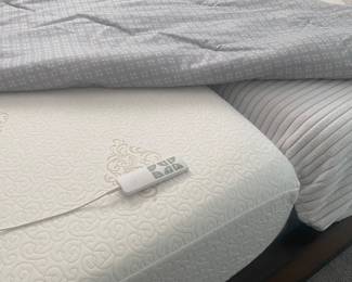 Dual mattress King bed with remote control