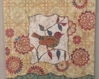 Bird art on canvas