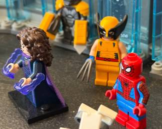 Lego Minifigures from Starwars & Marvel , Spiderman, Thor, Ironman ETC