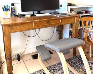 Antique Desk and Computer Chair