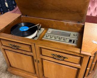 Vintage media cabinet 
