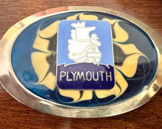 Plymouth Belt Buckle