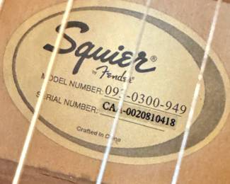 Squier by Fender SA-150 Dreadnought Acoustic Guitar Natural Finish