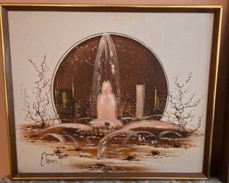 Landscape Oil Painting Signed by artist Eduardo Oropeza
