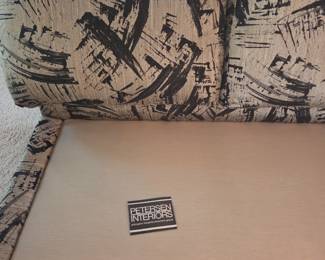 Postmodern Designer Sectional Sofa | Petersen Interiors Custom Order | Pristine Condition
