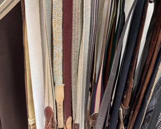 Huge Collection of Men's Belts and Ties