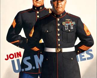 U.S. Marine Corps "Still Ready" Recruiting Poster, Framed