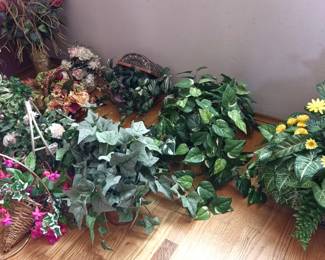 Fake Ivy and Flowers