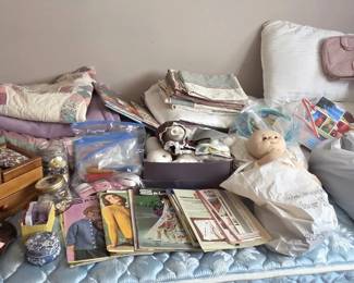 Items on Bed