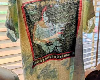Vintage naturally distressed Jeff Beck shirt