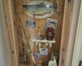 Retro Fishing display
