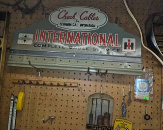 Antique International Harvesters Sign