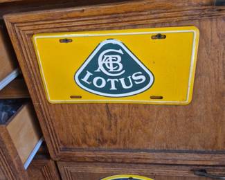 Vintage Lotus Plate