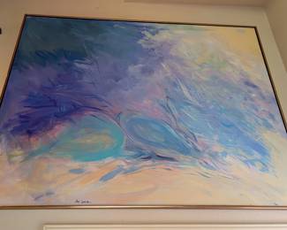 Painting by Art Louie, owner of Ballard's Louie's Cuisine of China
