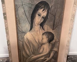 Keane Mother & Child framed print