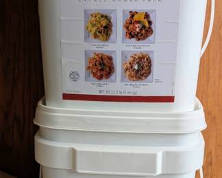 Unopened emergency rations by nutristore