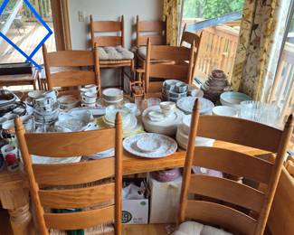Highback pine Dining chairs