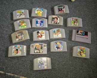 Vintage Nintendo Game Paks