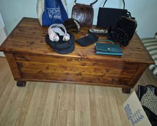 Vintage cedar chest
