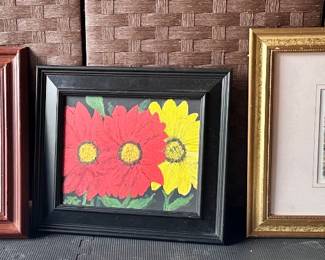 Vintage misc paintings colored sketch