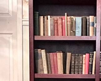Tons of vintage, antique and modern book. Much more than pictured here