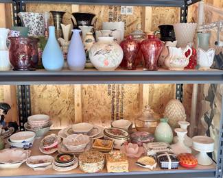 Vintage vases (purple floral is gone)