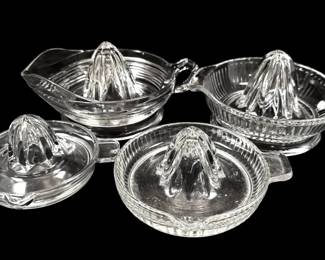 Clear Glass Citrus Juicers