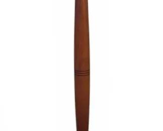 Wooden Coat Rack W Metal Fixtures
