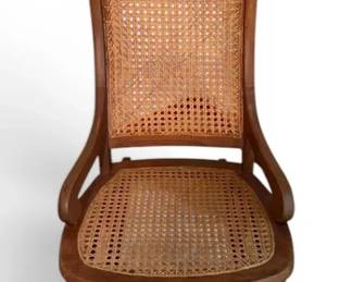 LincolnStyle Rocking Chair W Cane Seat Back