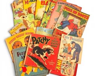 Antique Childrens Books Coloring Books