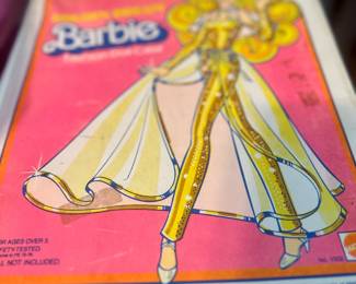 Vintage Golden Dream Barbie doll carrying case