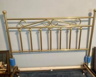 Brass headboard