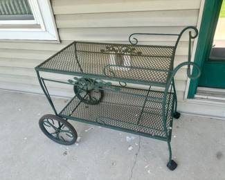 Outdoor garden cart