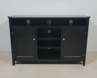 Black Console Table with Storage